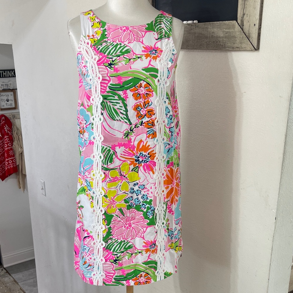 Lilly Pulitzer for Target Girls Nosey Posey Shift Dress - Sz XL - 14/16